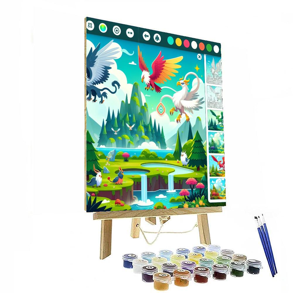 Mythical Island Number Painting