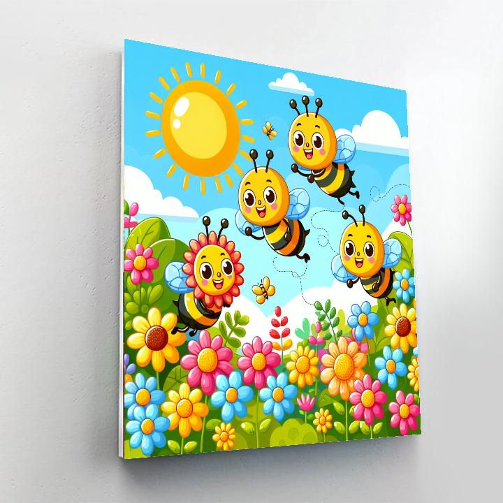 Wonderful World Of Bees Paint By Numbers Kits