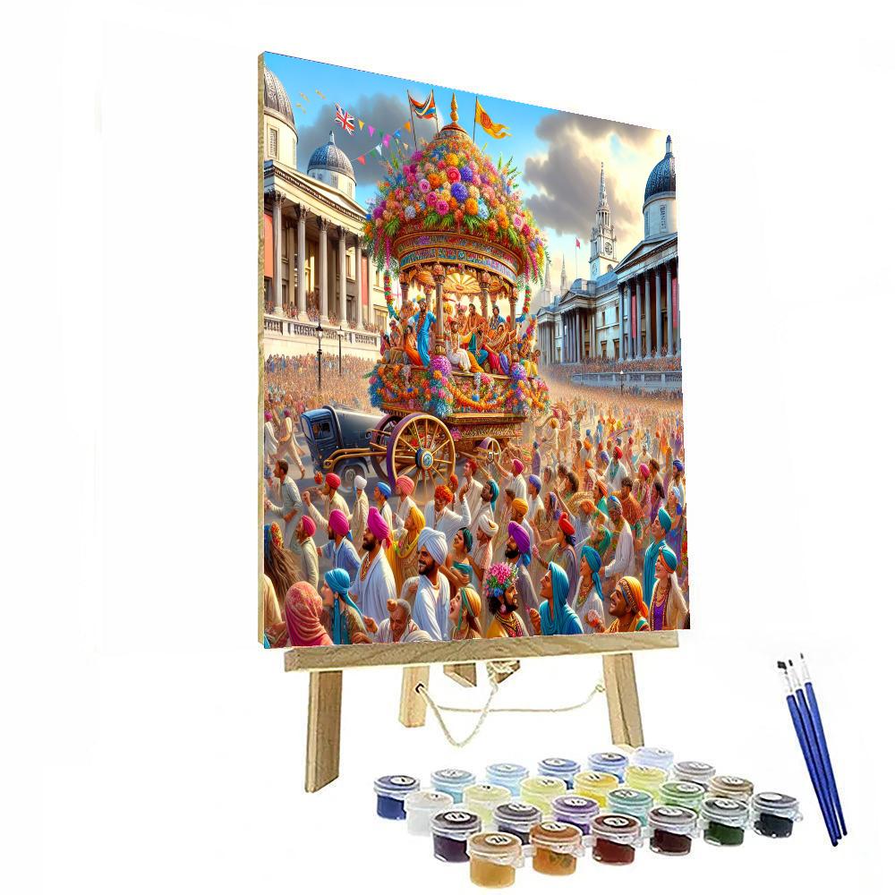 Rath Yatra - London, United Kingdom Numbered Painting Kits