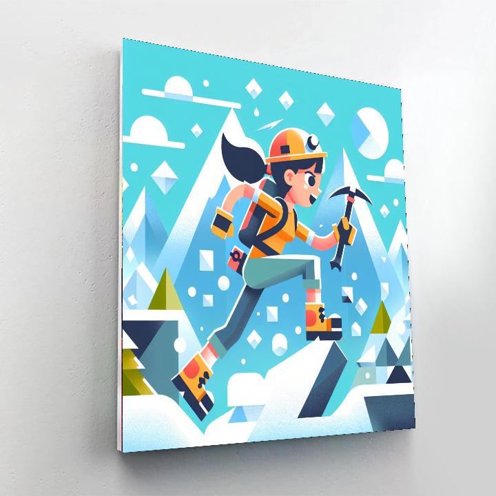 Mountain Expedition Adventure Painting Number Kit