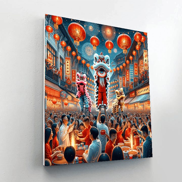 Lunar New Year - Chinatown, San Francisco, Usa Paint By Number