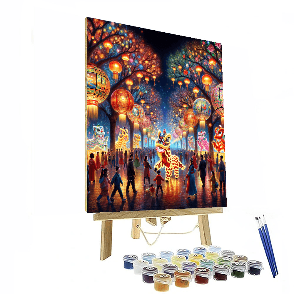 Chinese Lantern Festival Paint By Number