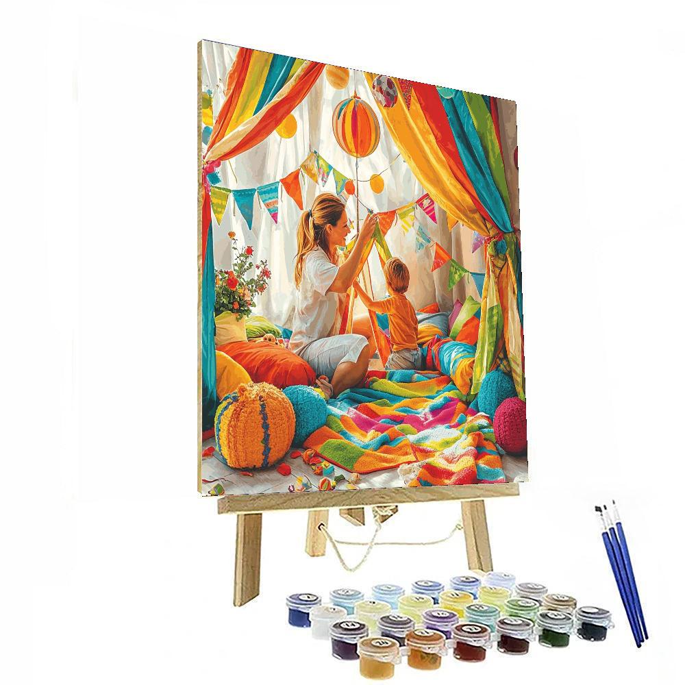 Building Forts Together Numbered Painting Kits