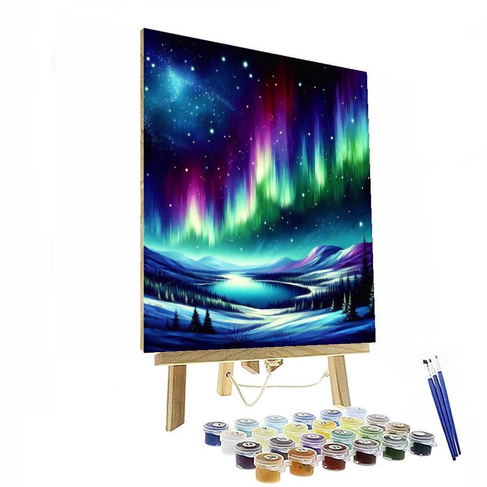 Magic Of The Aurora Paint By Number