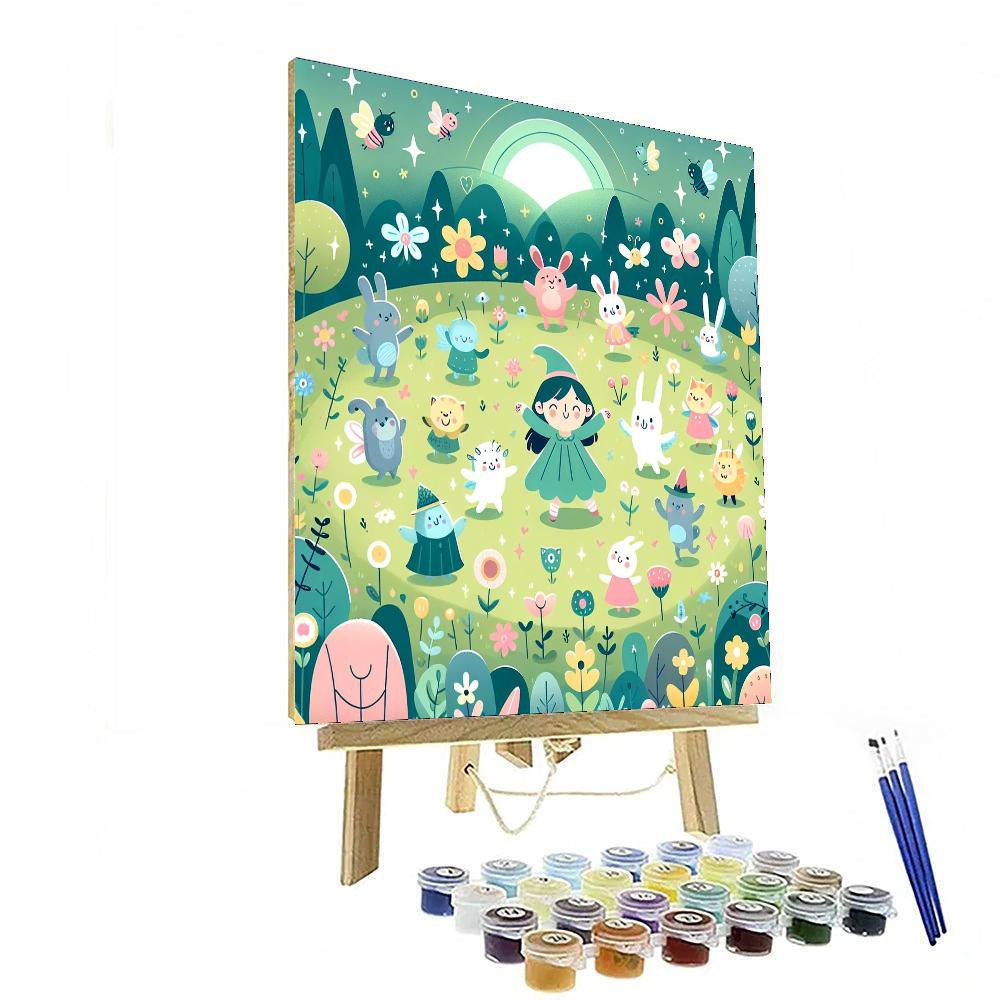 Magic Meadow Mirth Paint By Numbers Art