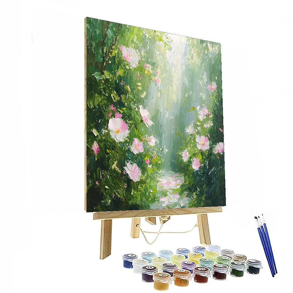 Morning Blossoms Number Painting