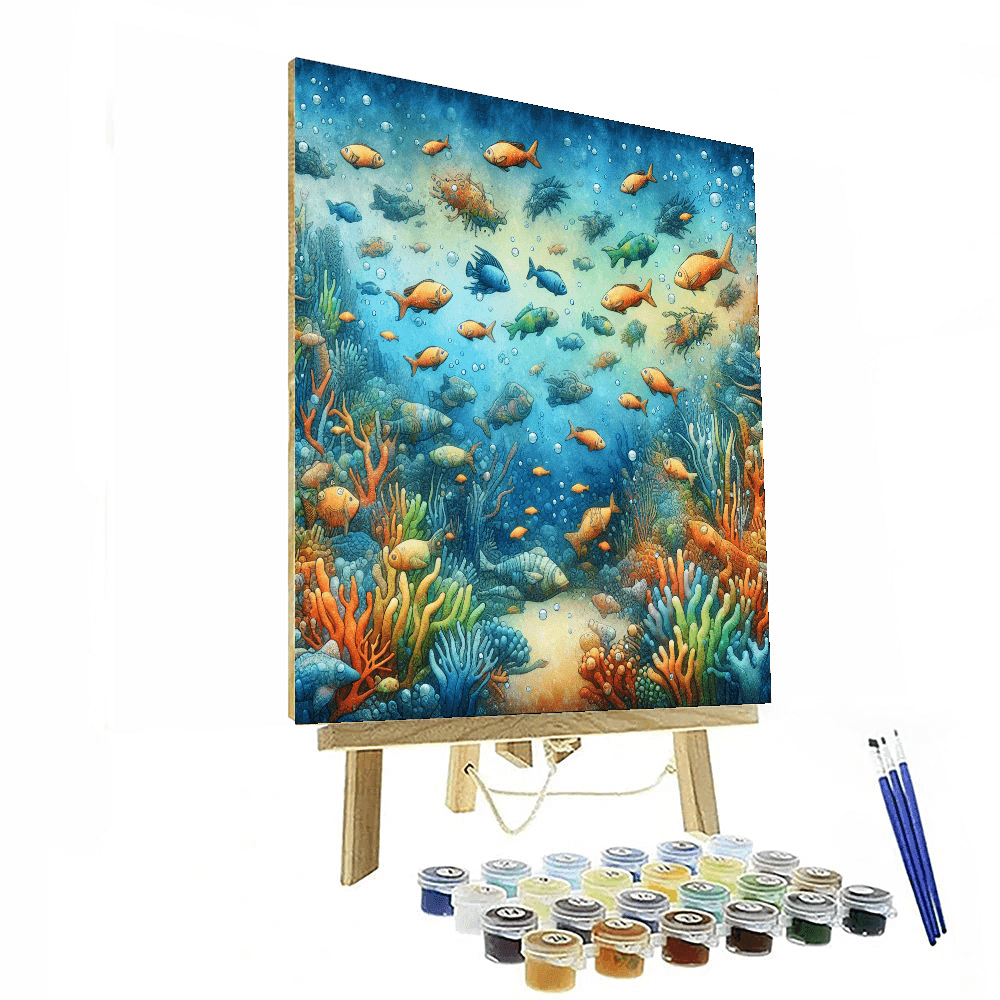 Mystical Underwater Adventure Paint By Numbers Art