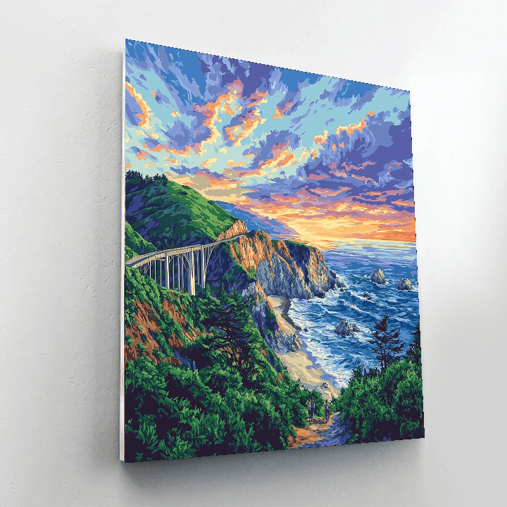 Big Sur Coast Painting By Numbers Kit