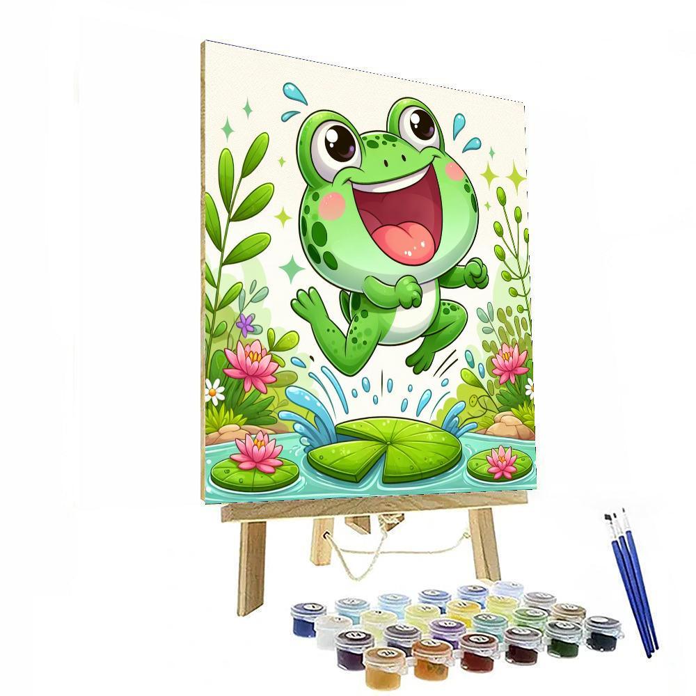 Lively Frog Paint By Color