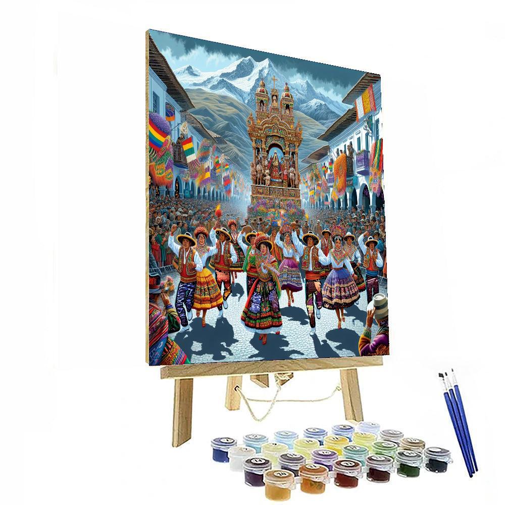 Festival Of The Virgin Of The Candelaria - Peru Paint By Numbers Kits