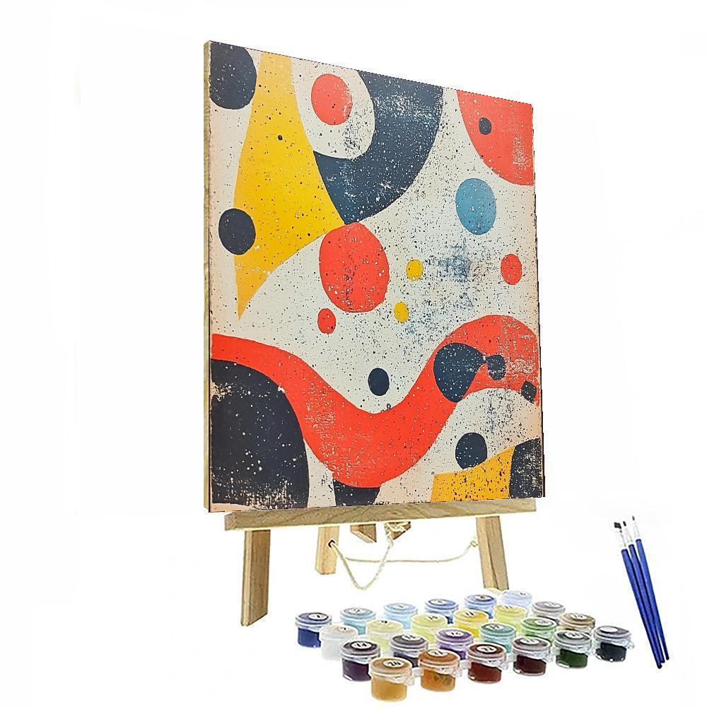 Joan Miró Inspired Surreal Playgrounds  Number Painting