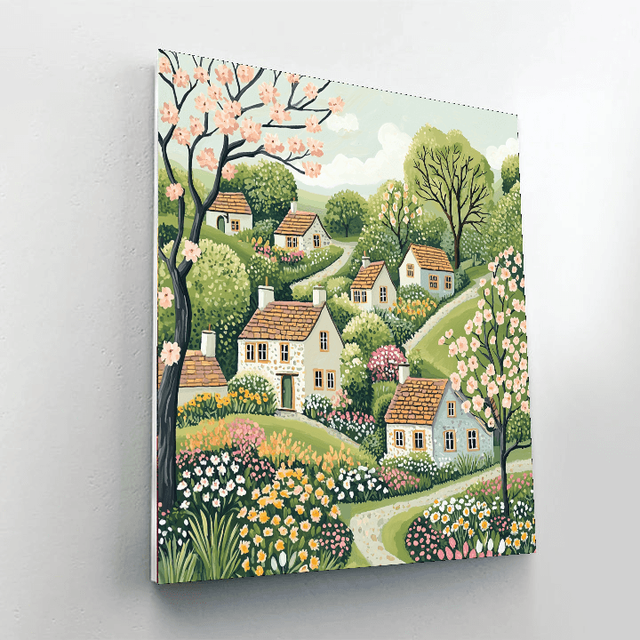 Beatrix Potter Inspired Charming Cottages  Paint By Numbers