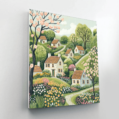 Beatrix Potter Inspired Charming Cottages  Paint By Numbers