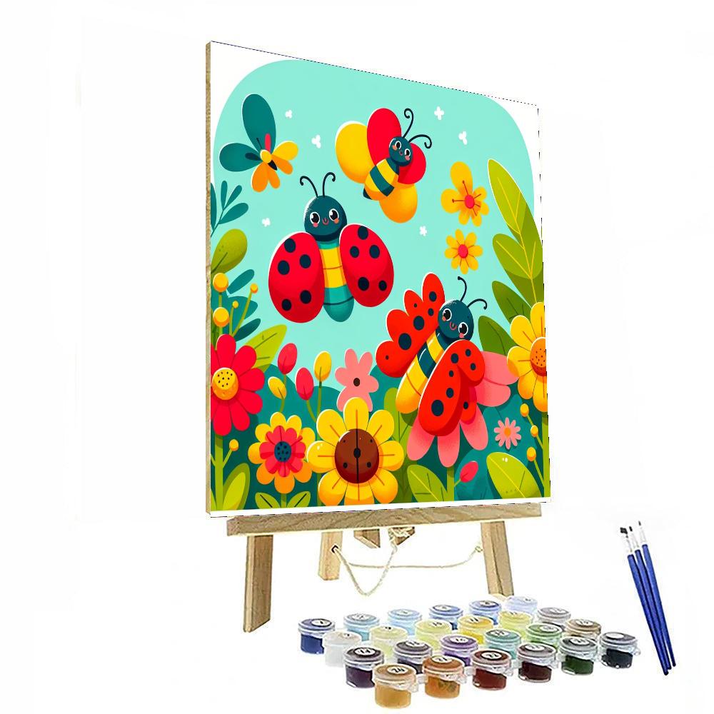 Garden Bug Adventures DIY Paint By Numbers