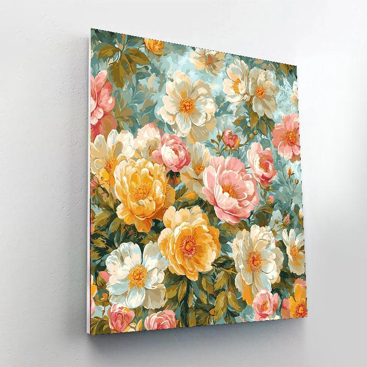 Leonardo Da Vinci Inspired Essence Of Petals  Paint By Numbers Art