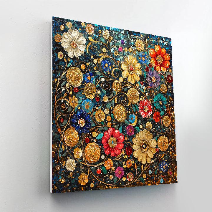 Gustav Klimt Inspired Intricate Floral Patterns  Paint By Numbers Kits