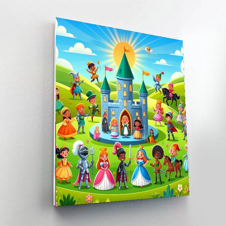 Royal Castle Adventures Painting By Numbers Kit