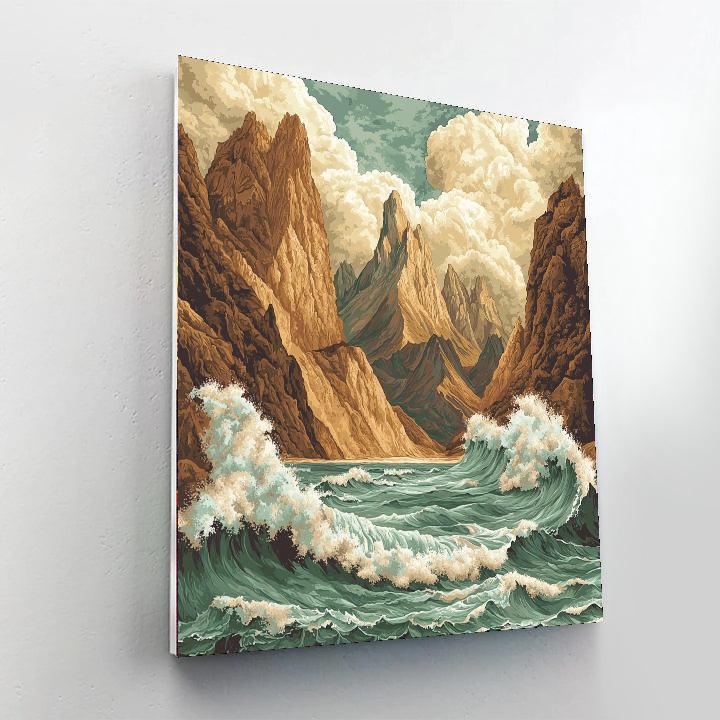 Michelangelo Inspired Majestic Power  Painting By Numbers Kit