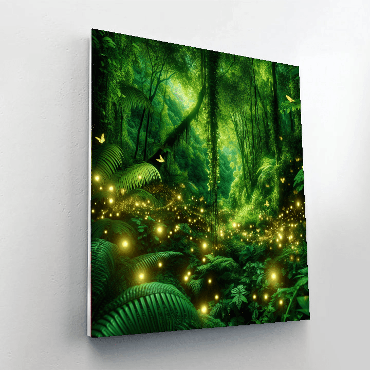 Enchanted Rainforest Glade DIY Paint By Numbers