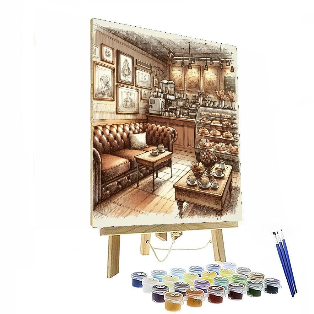 Charming Coffee Shop Paint By Color