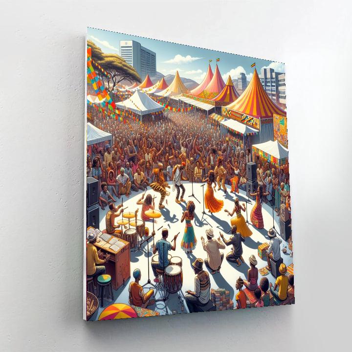 Harare International Festival Of The Arts Paint By Numbers Art