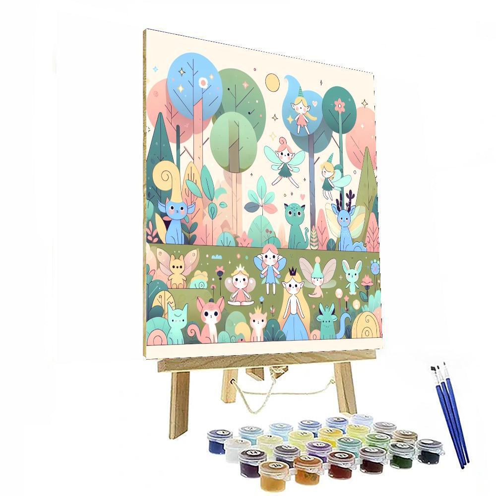 Enchanted Forest Magic Paint By Numbers Art