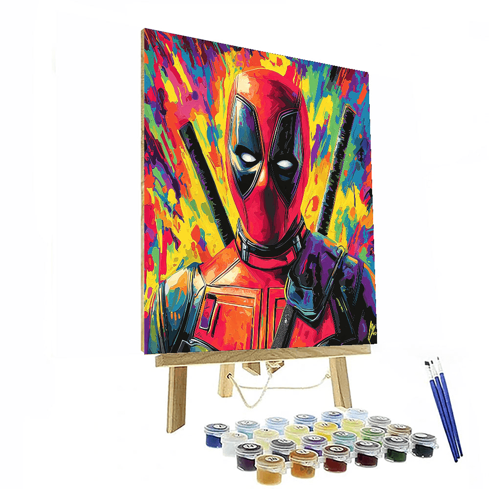 Ryan Reynolds: The Dashing Wit Behind Deadpool Paint By Numbers