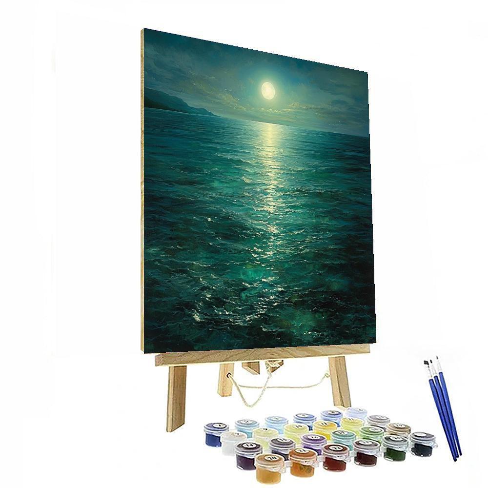 Caravaggio Inspired Eclipse Of Silent Seas  DIY Paint By Numbers