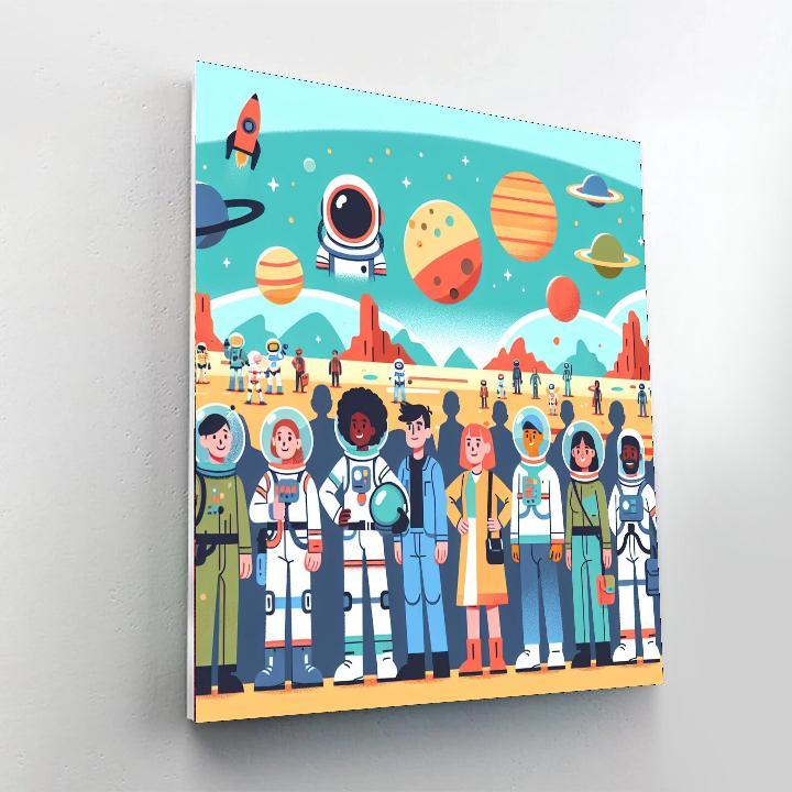 Space Ranger Patrol Painting By Numbers Kit