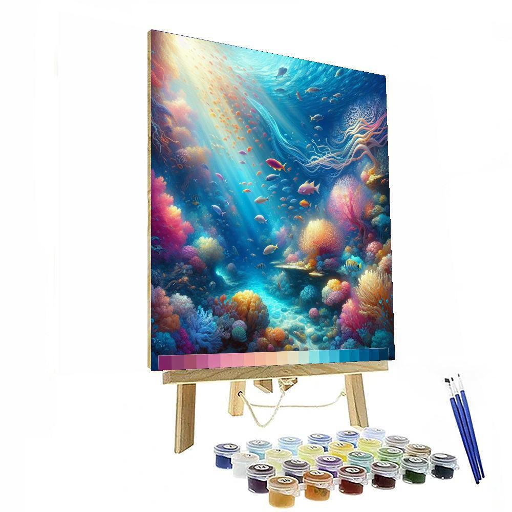 Dreamy Underwater Paradise Numbered Painting Kits