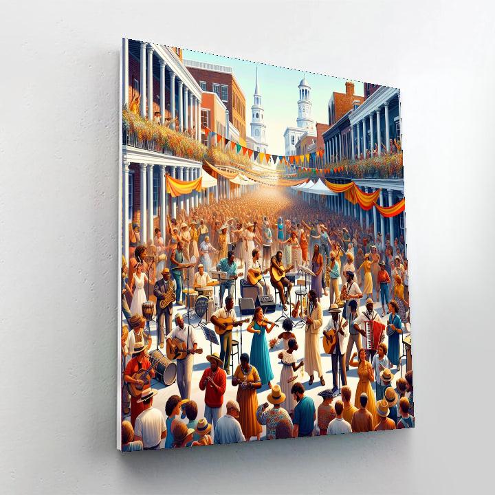 Spoleto Festival Usa - Usa Painting Number Kit