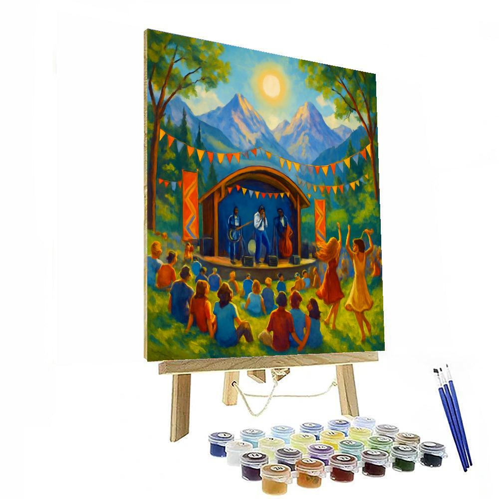 Tremblant International Blues Festival Paint By Numbers Art
