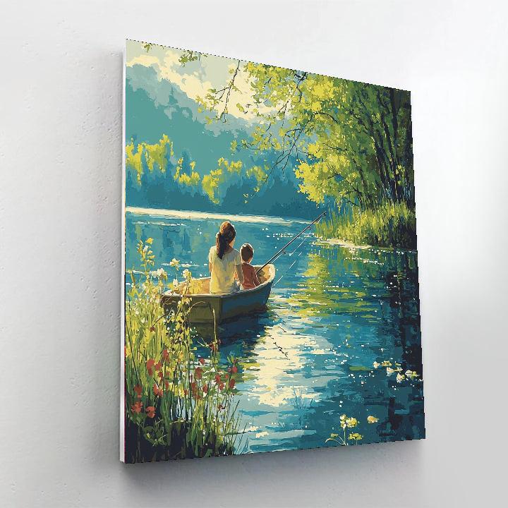Fishing For Fun Numbered Painting Kits
