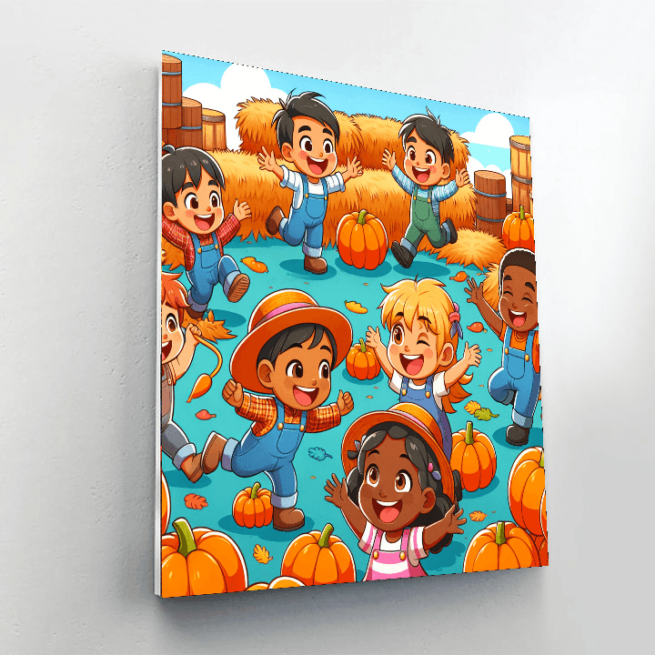 Colorful Harvest Festival DIY Paint By Numbers
