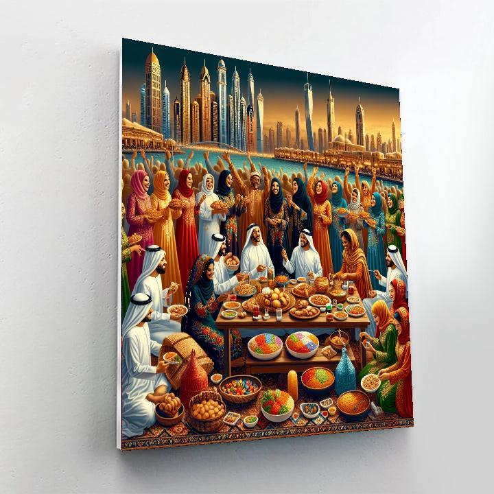 Eid Al-fitr - Dubai, Uae Paint By Color