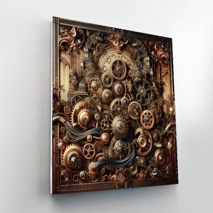Steampunk Mechanical Fantasy DIY Paint By Numbers