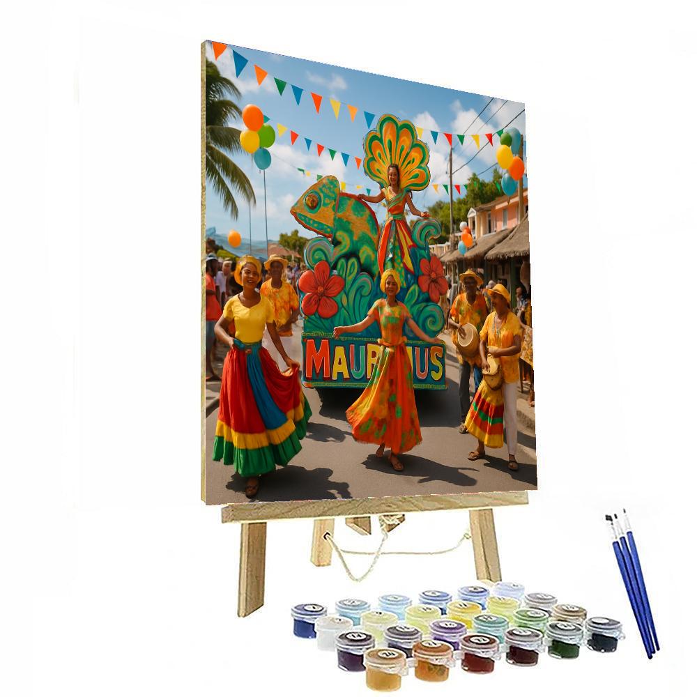 Karnival Des Arts - Mauritius Number Painting