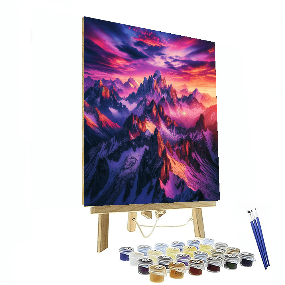 Mystical Mountain Views Painting By Numbers Kit