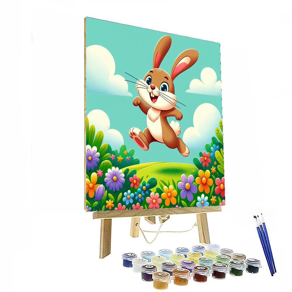 Jumping Jack Rabbit Paint By Color