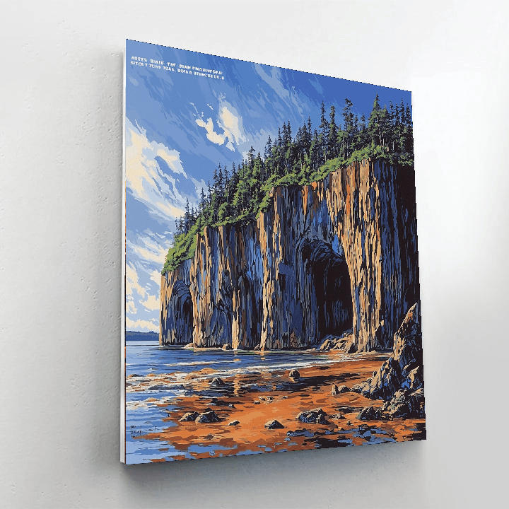 Bay Of Fundy - Canada Numbered Painting Kits