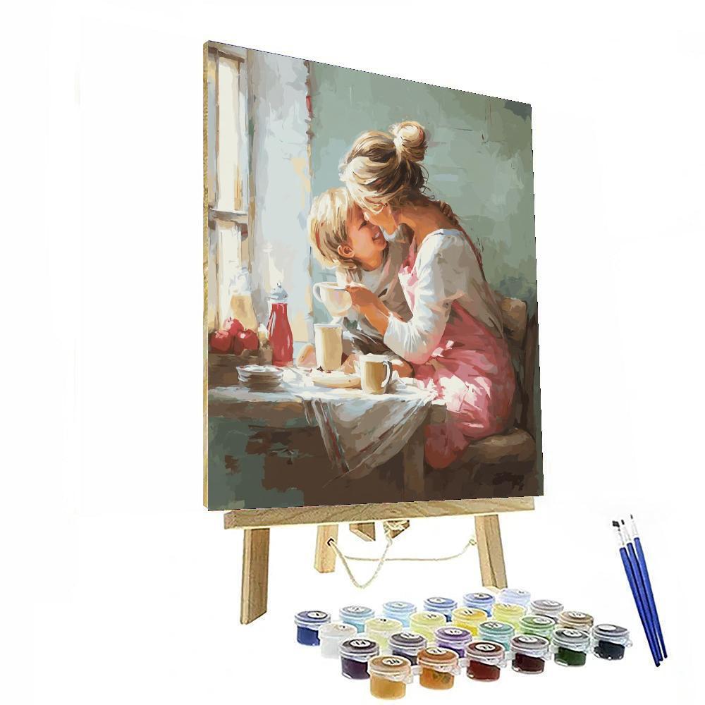 Morning Hugs And Smiles Paint By Number