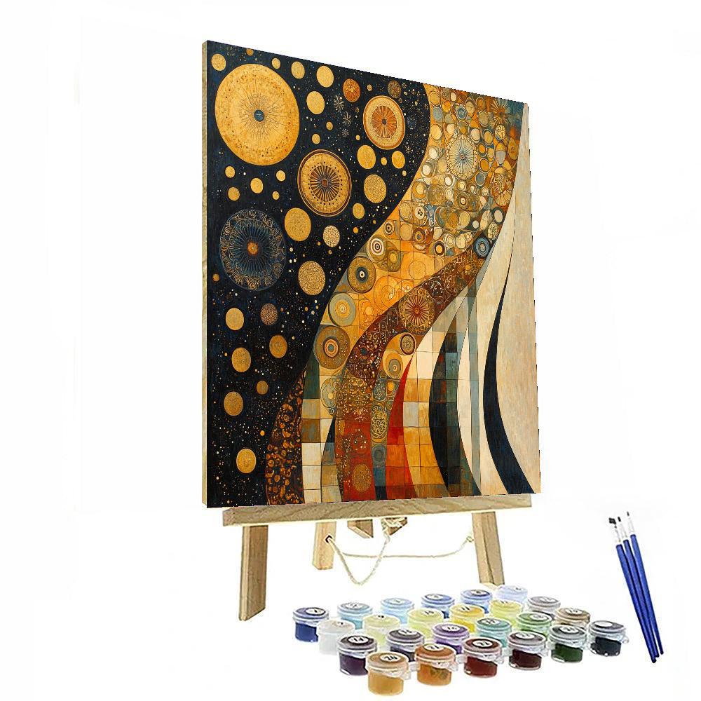 Gustav Klimt Inspired Eternal Patterns Of Life  Number Painting