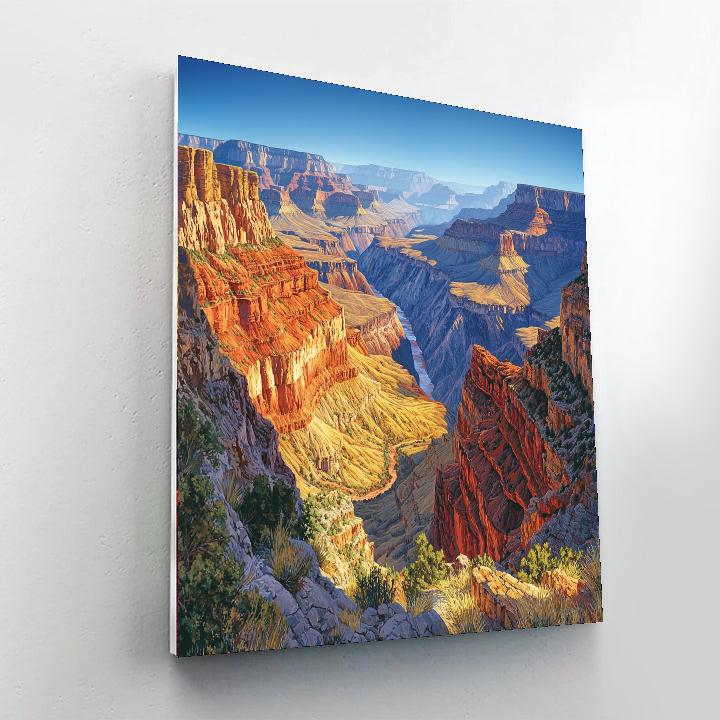 Grand Canyon National Park - Usa Numbered Painting Kits