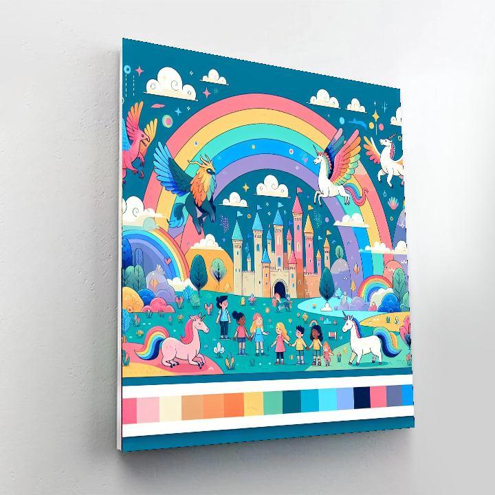 Enchanted Kingdom Exploration Paint By Numbers