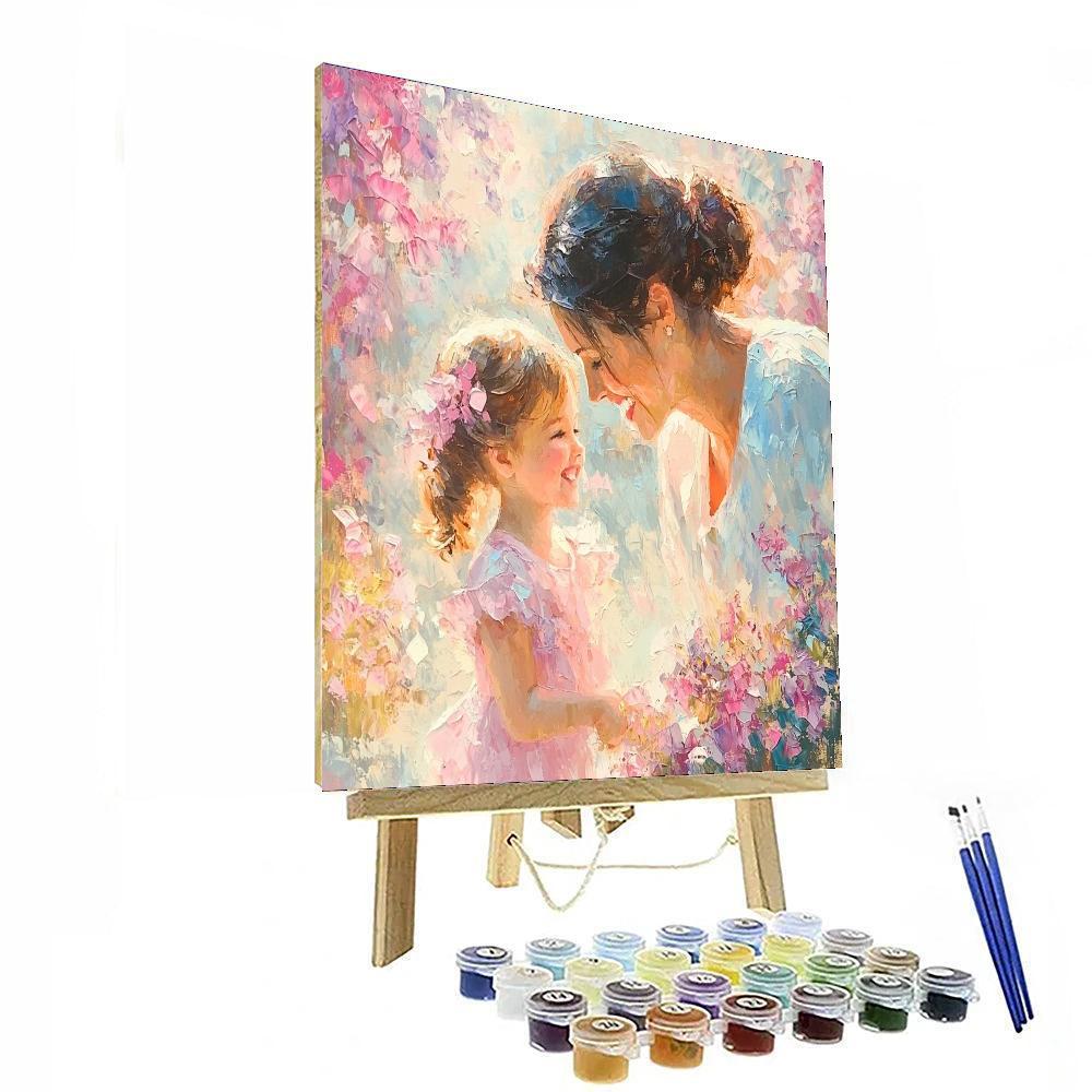 Tender Kisses Painting Number Kit