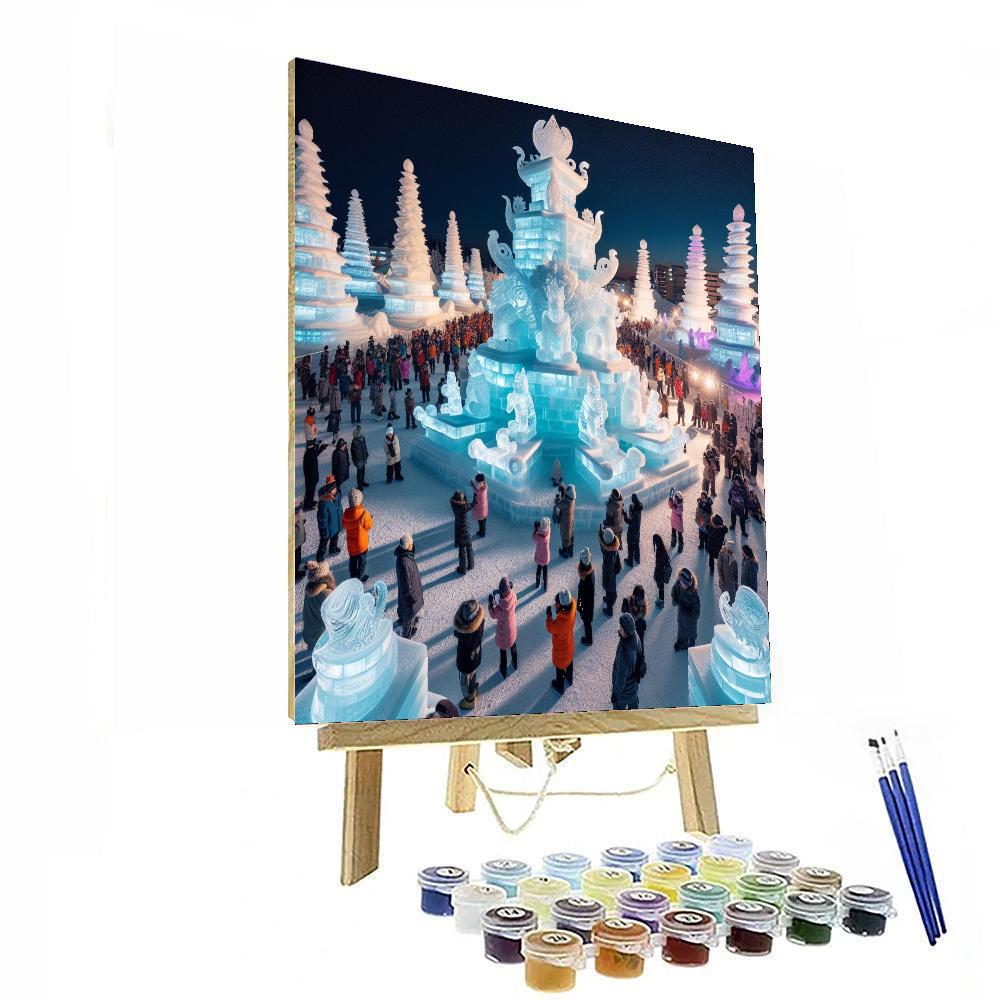 Matsuri In Sapporo - Japan Paint By Numbers Kits