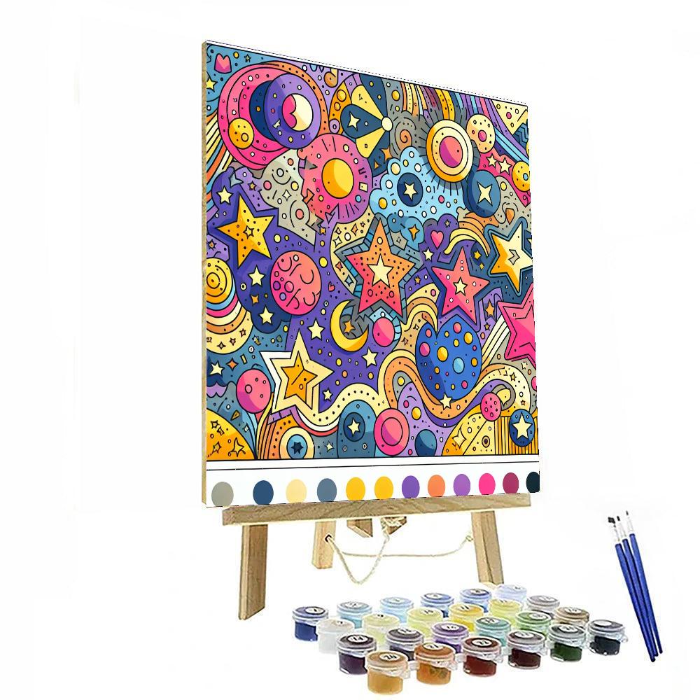 The Adventure Of Colors Painting Number Kit