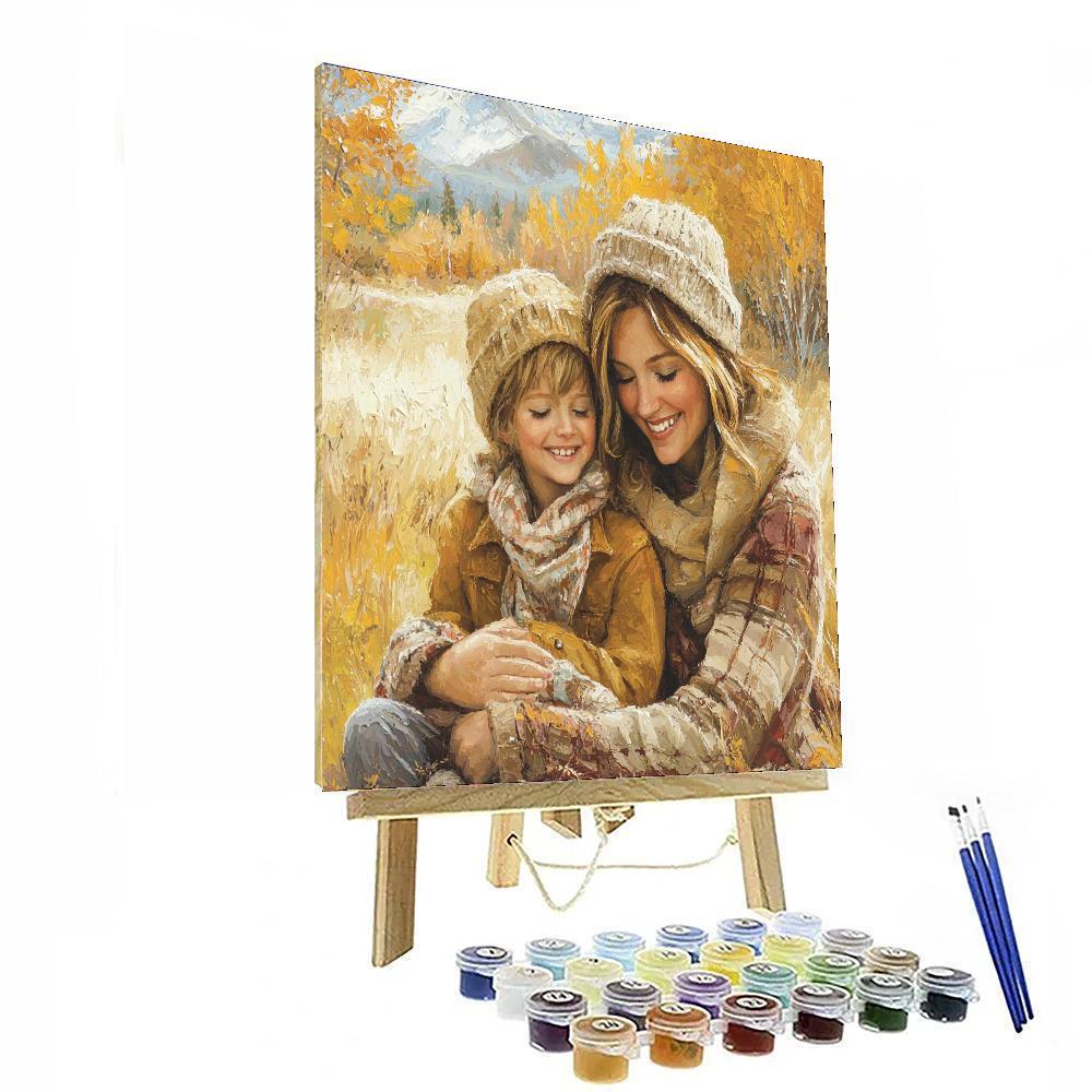 Merry Moments At Home Painting By Numbers Kit
