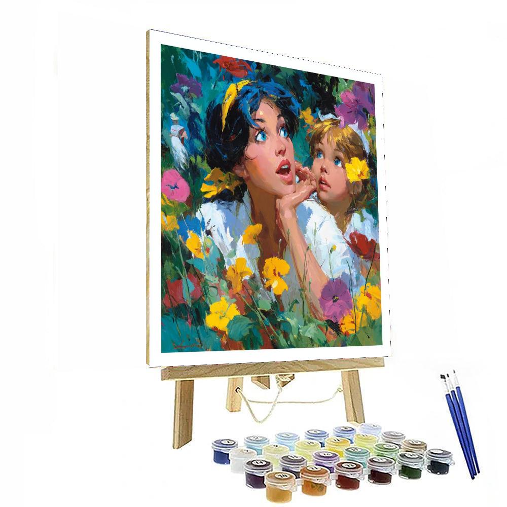 A Magical Garden Escape Numbered Painting Kits