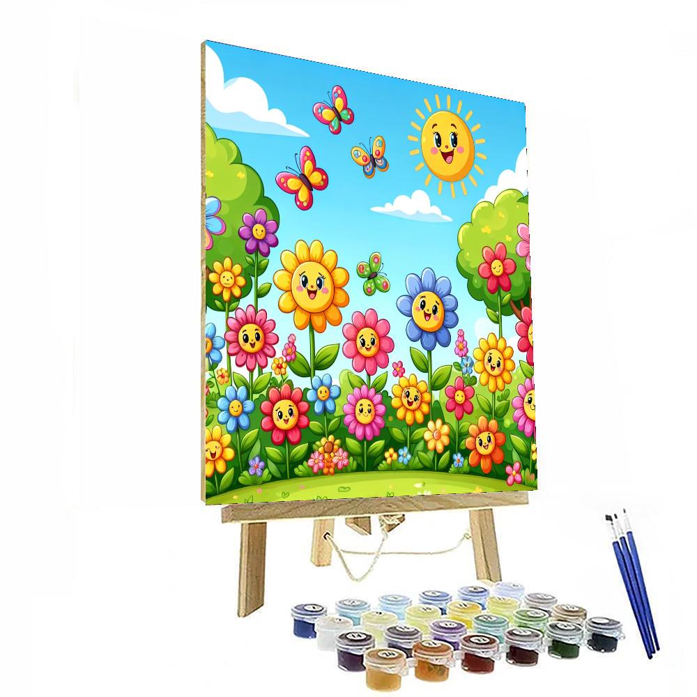 Joyful Flower Power Paint By Color